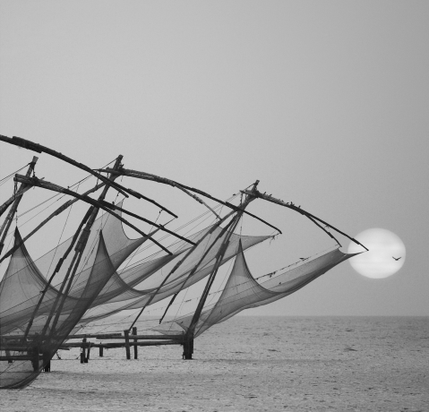 Photo Pêche au carrelet au Vietnam par Philip Plisson