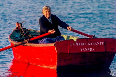Photo Ernestine et Marie Galante dans le golfe du Morbihan par Philip Plisson
