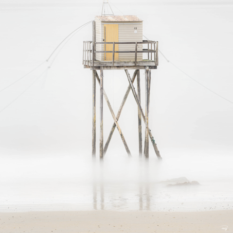Photo Pêcherie au Carrelet, Tharon Plage par Philip Plisson