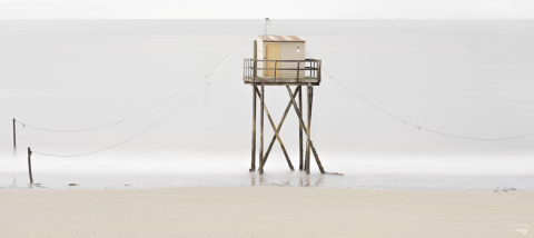 Photo En attendant la pêche dans ma pêcherie par Philip Plisson